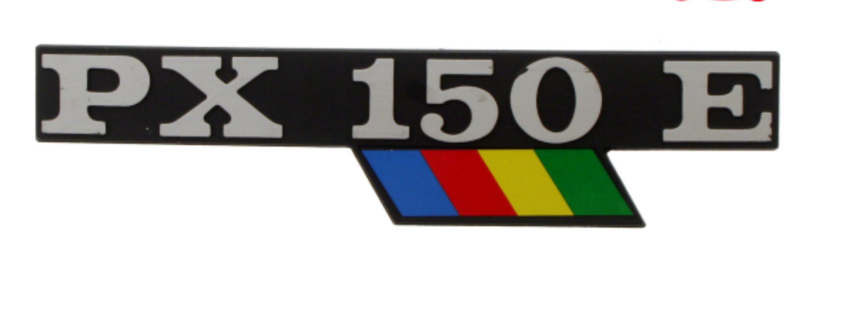 Vespa PX150E FL with Rainbow Flash (1984-1997) Side Panel Badge