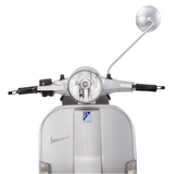 Vespa PX PE PK Round Standard Handlebar Mounted Mirror Left Hand - Piaggio