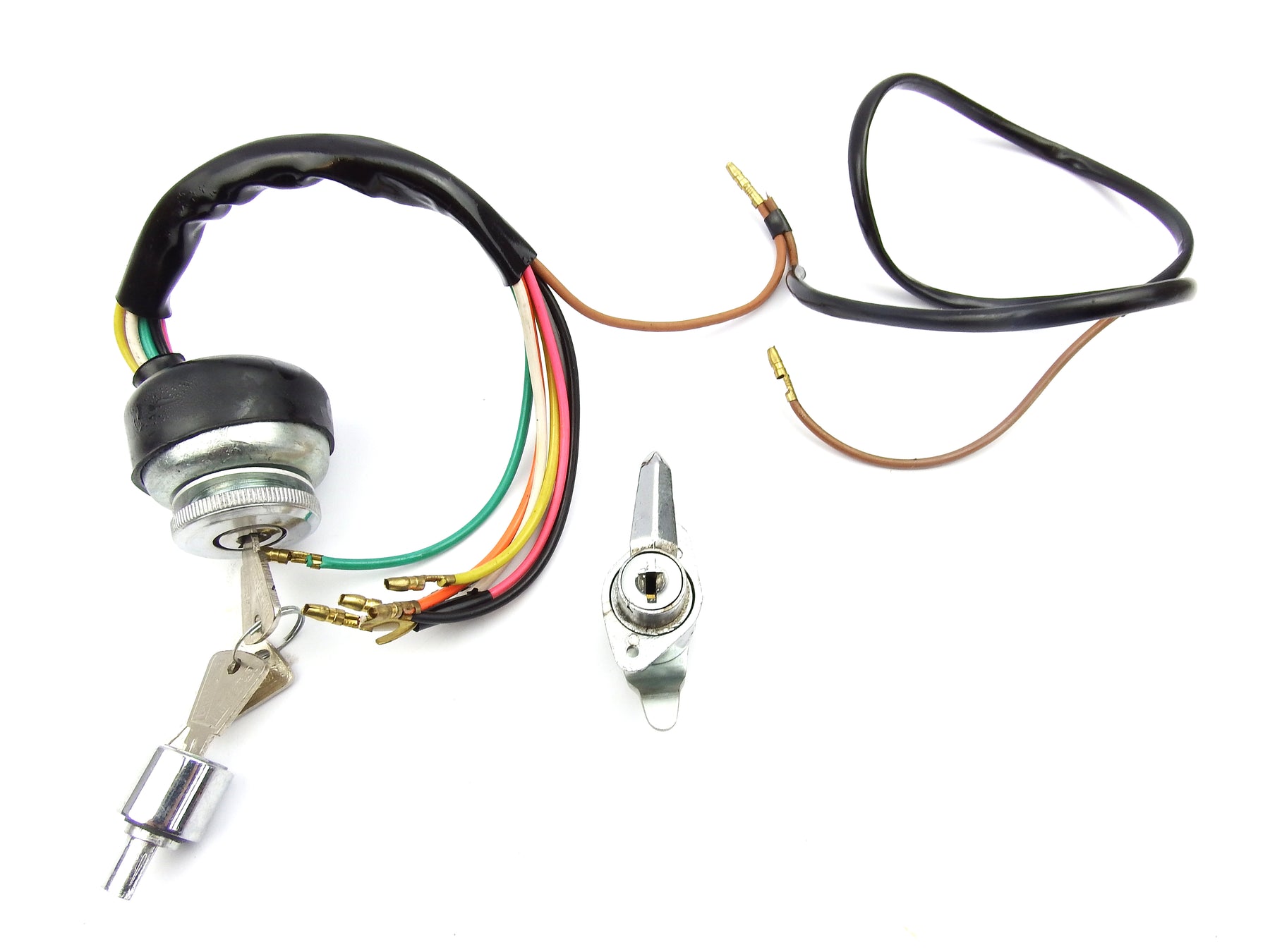 Lambretta - Ignition Switch/Tool Box/Steering Lock - Ser3 - AC