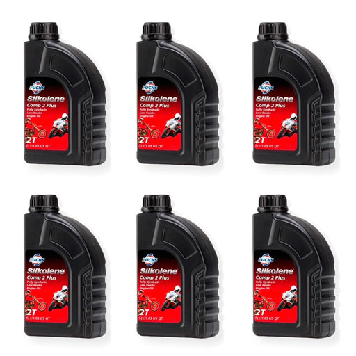 Silkolene Comp 2 Fully Synthetic Engine Oil Plus 1L - 6 Pack