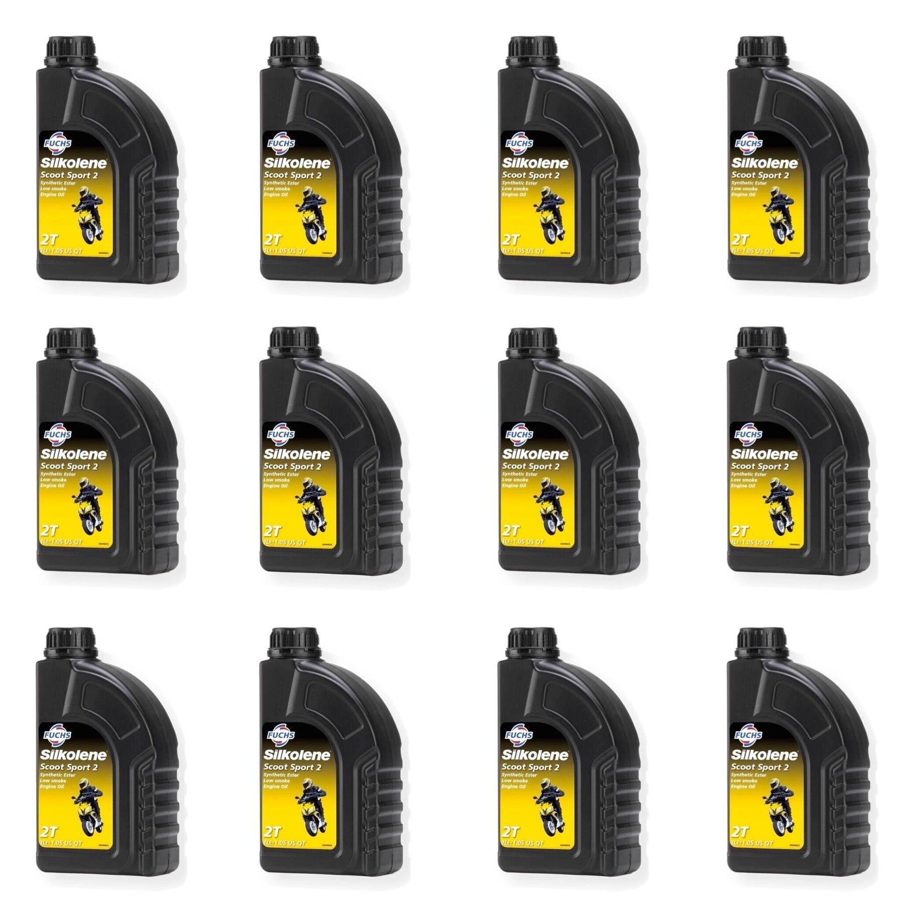 Silkolene Scoot Sport 2 Synthetic Engine Oil 1L - 12 Pack