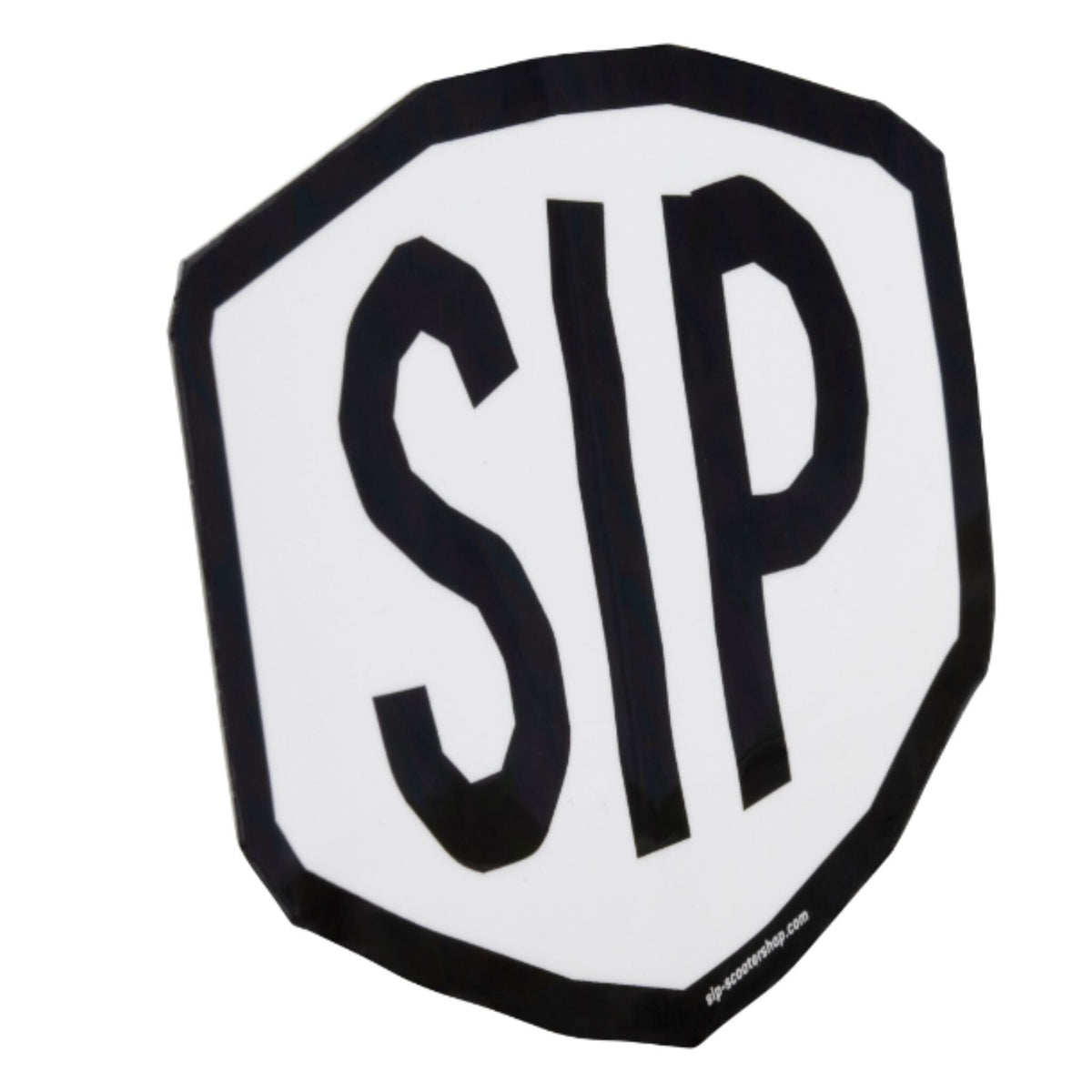 SIP Tape Logo Sticker - 70mm x 55mm - White