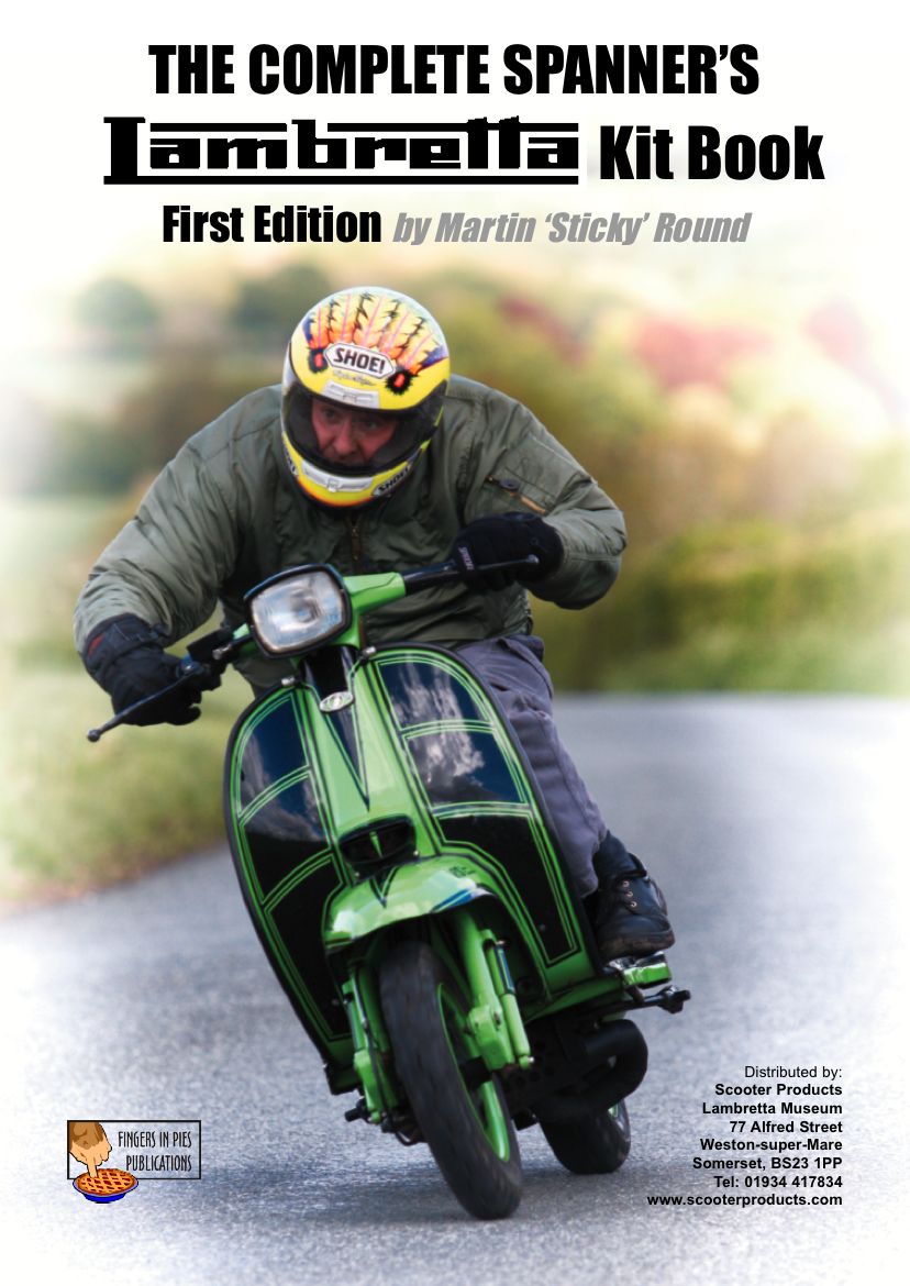 The Complete Spanner’s Stickys Sticky Lambretta Kit Book (Soft Back)