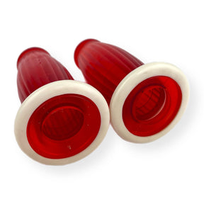 Vespa PX PE T5 Rally Super Sprint LML Balloon Grips  24mm - Red