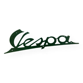 Vespa 125 VNA 1-2 Super 150 Legshield Badge - Dark Green