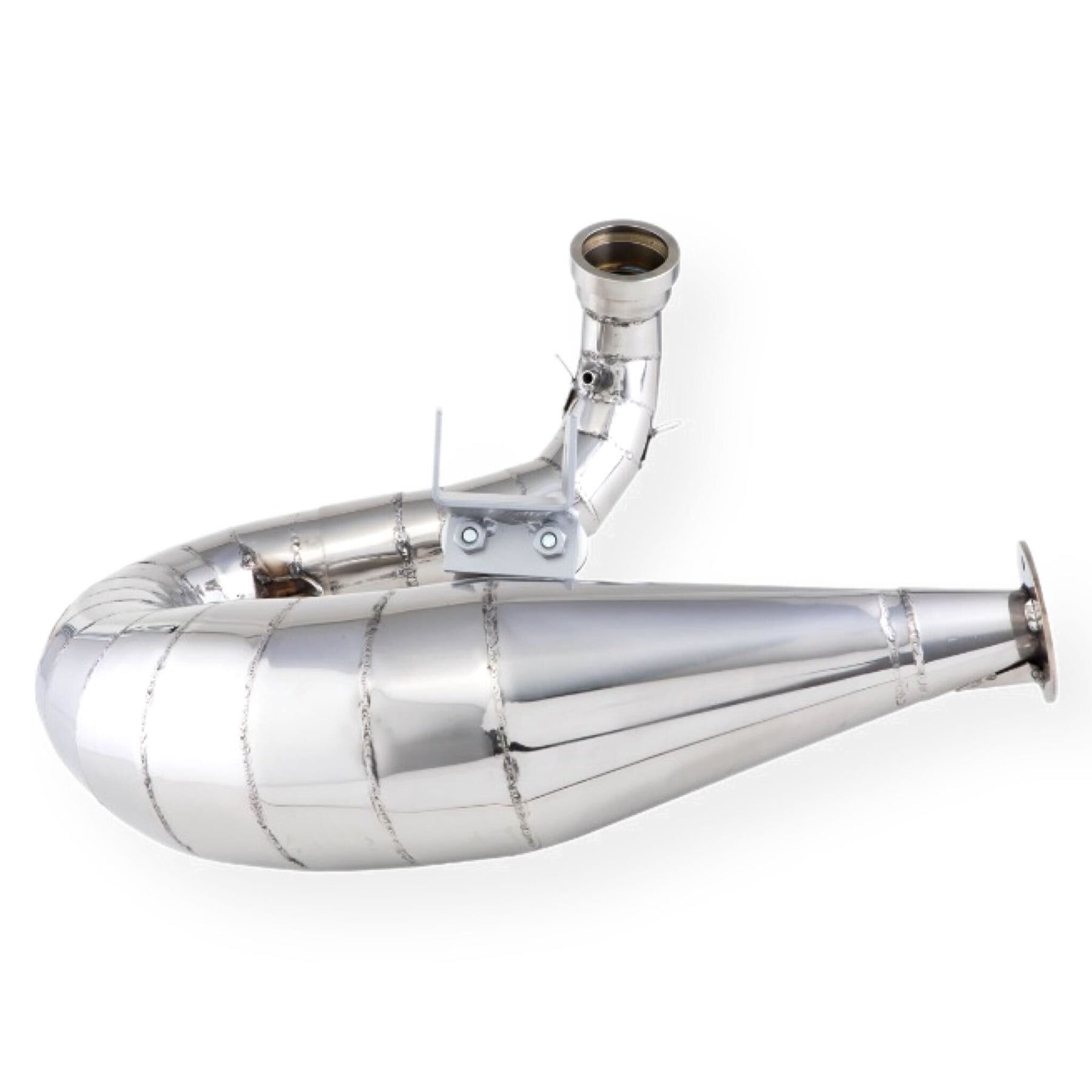 Vespa 200 Rally P200E PX200 E Lusso Cosa SIP Performance NORDSPEED Design Racing Exhaust - Stainless Steel Polished
