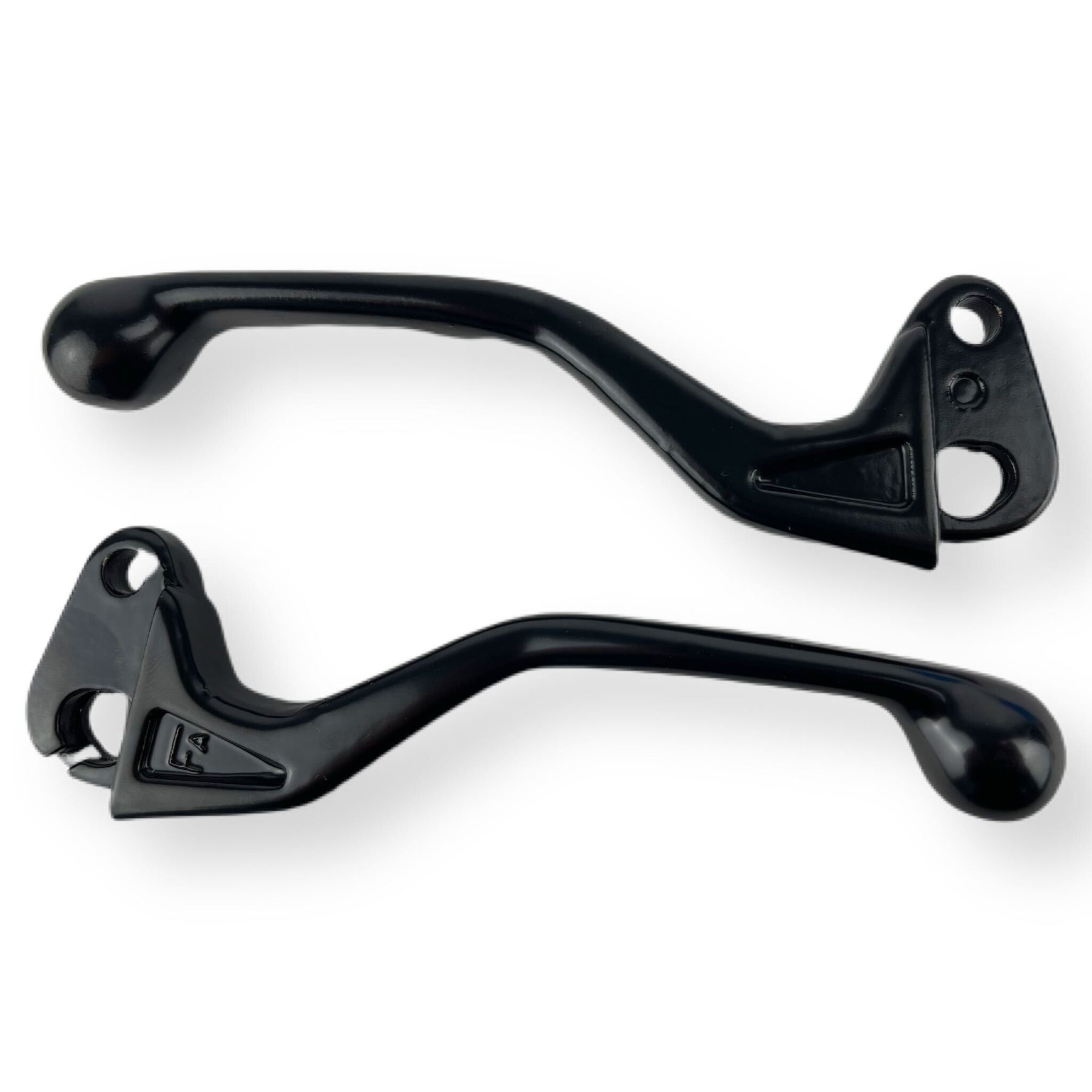 Vespa 50-125 Primavera ET3 Super Sprint Levers and Centre Stand Feet - Black