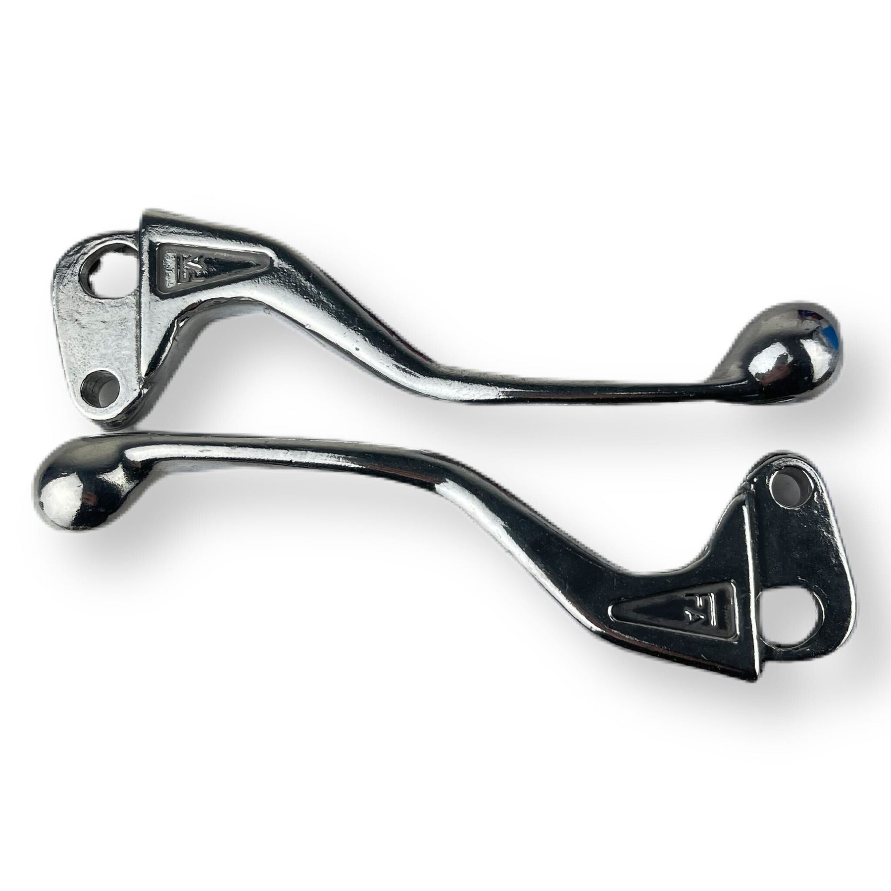 Vespa 50-125 Primavera/ET3/Super/Sprint Levers and Centre Stand Feet - Chrome