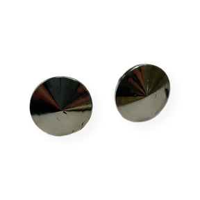 Vespa PX Coned Headset Top Mirror Hole Covers - Polished Stainless Steel