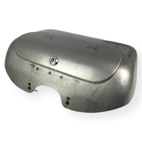 Vespa GS160 Glove Tool Box and Lid Assembly  - Bare Metal