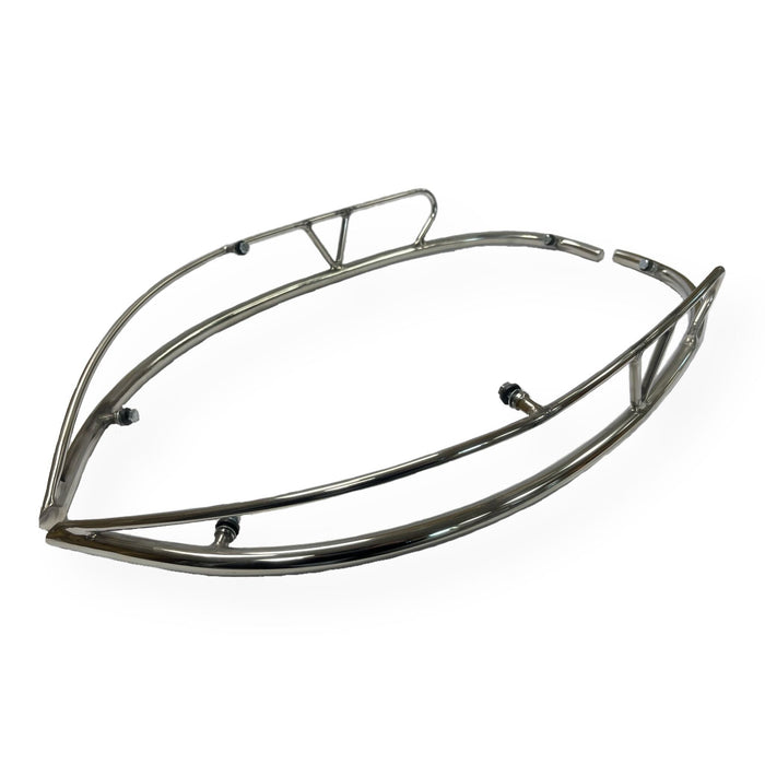 Vespa GS160 SS180 Side Panel Protector Florida Bars - Polished Stainless Steel