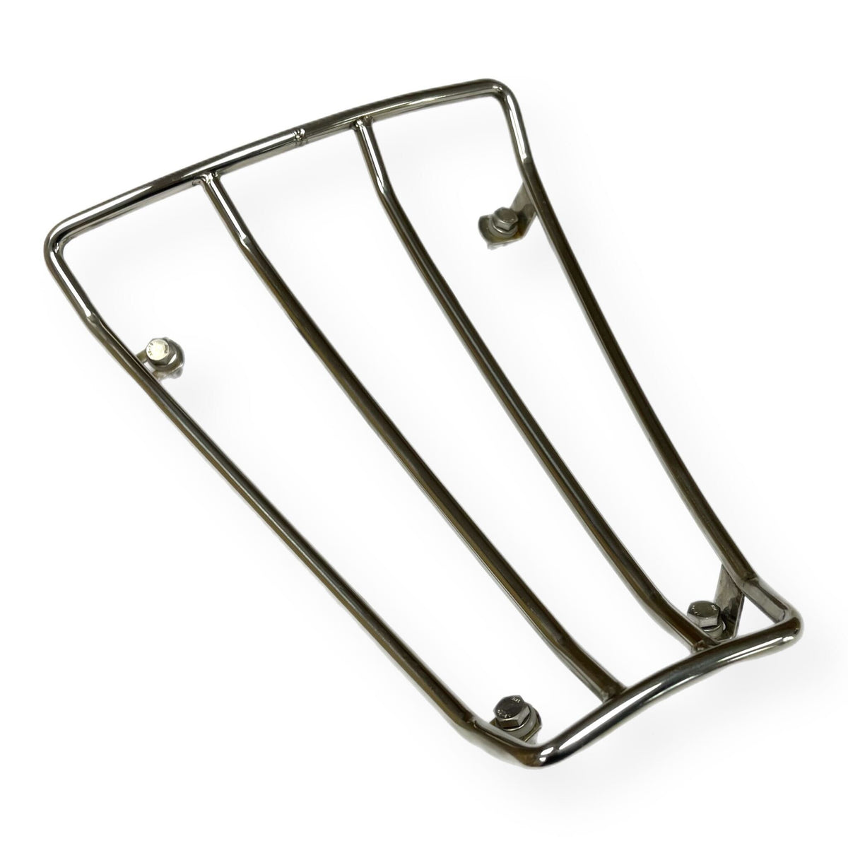 Vespa GTS Floor Mounted Sprint Rack Thin Gauge - Polished Stainless Steel