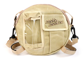 Vespa Lambretta Moto Nostra 10" Spare Wheel Holder Bag - Beige