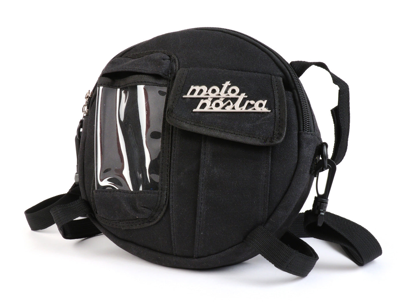 Vespa Lambretta Moto Nostra 10" Spare Wheel Holder Bag - Black