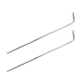 Vespa Lambretta Scooter 14" Mirror Stem Stainless Steel - Set of 2