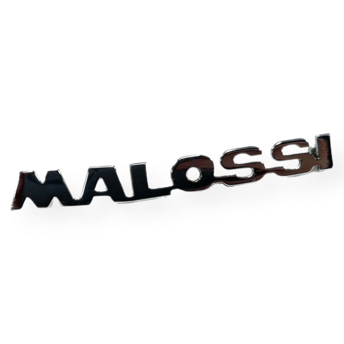 Vespa Lambretta Scooter MALOSSI Legshield Badge - Chromed Brass