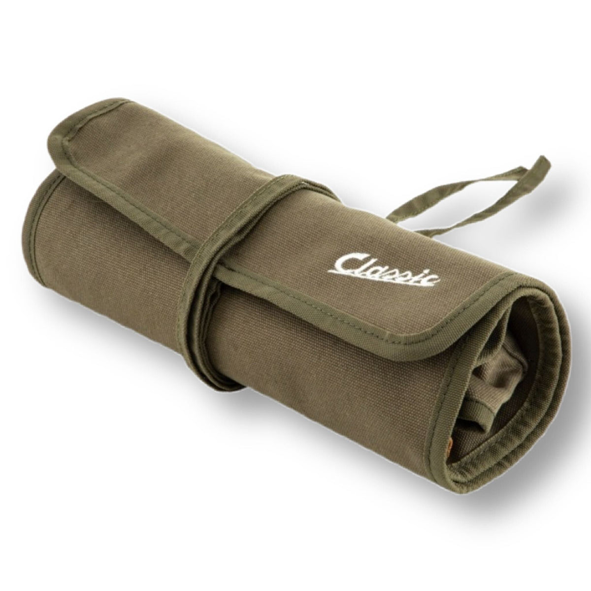 Vespa Lambretta Scooter Tool Bag Roll Pouch - Olive