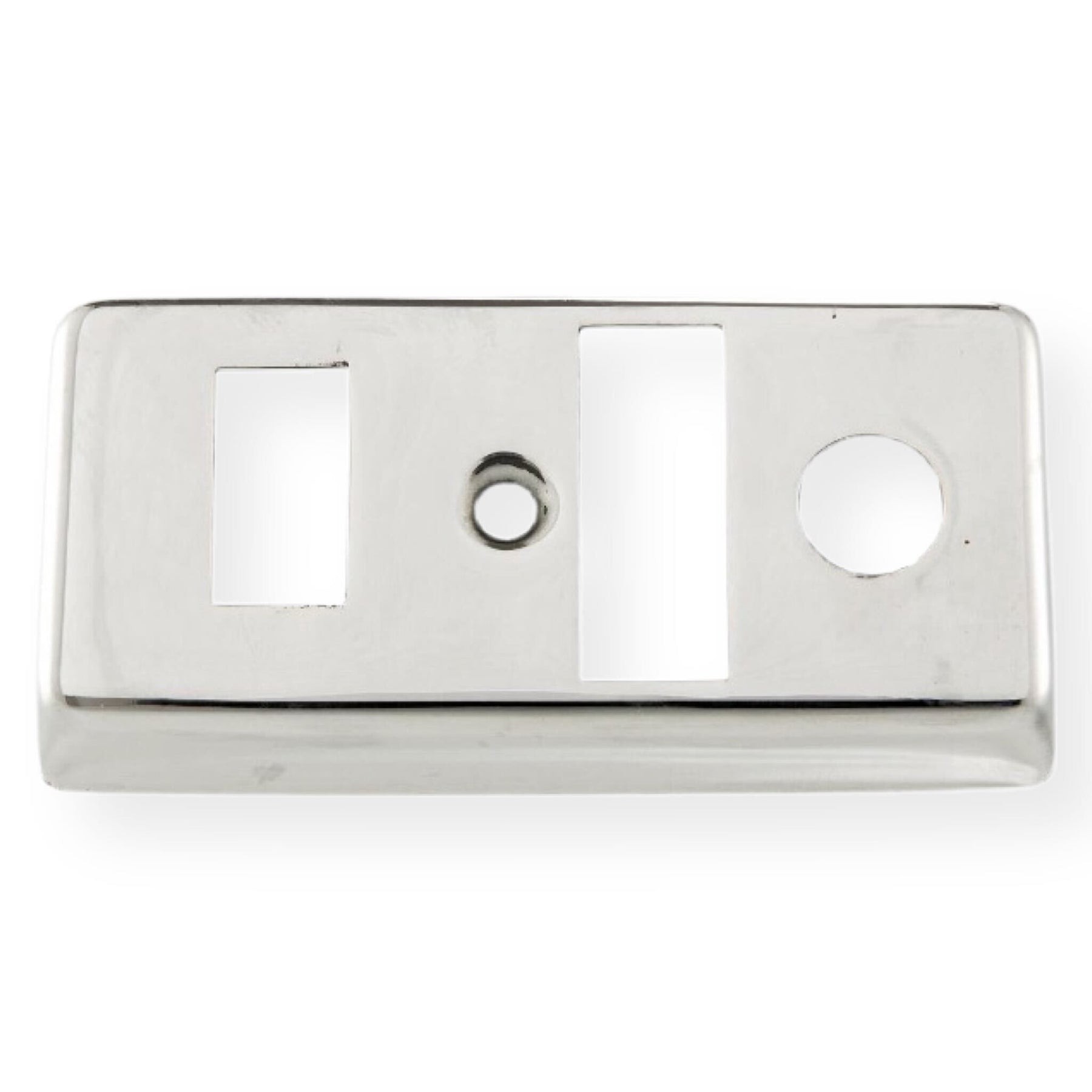 Vespa P125 P150X P200E Light Switch Cover - Polished Stainless Steel