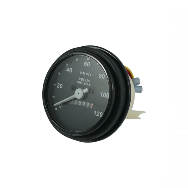 Vespa PK 50 80 100 125 S/SS/Automatica 120 KMH Speedometer - Black Surround