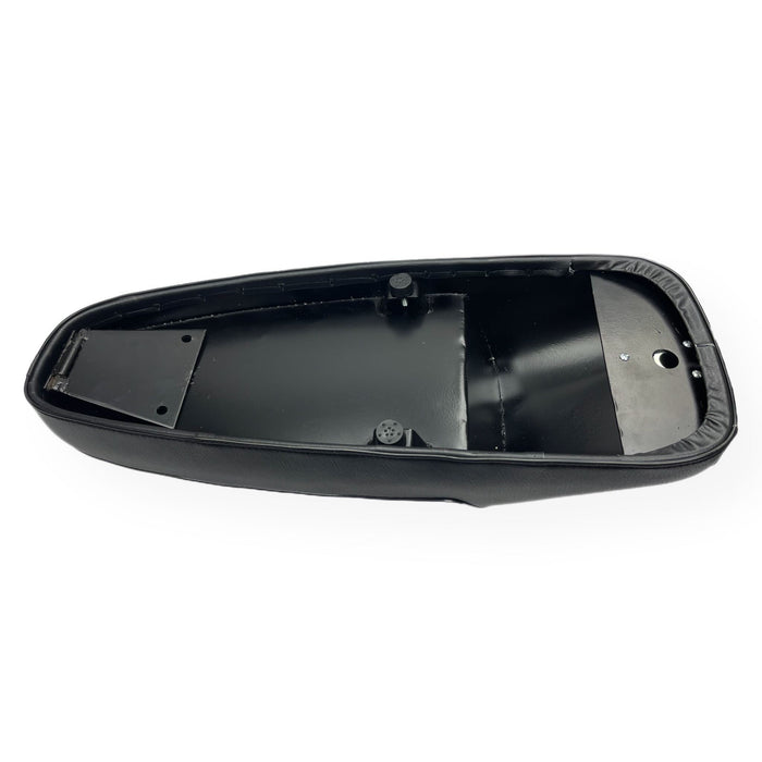 Vespa PK S XL Ancillotti Slope Back Seat - Black with White Logo
