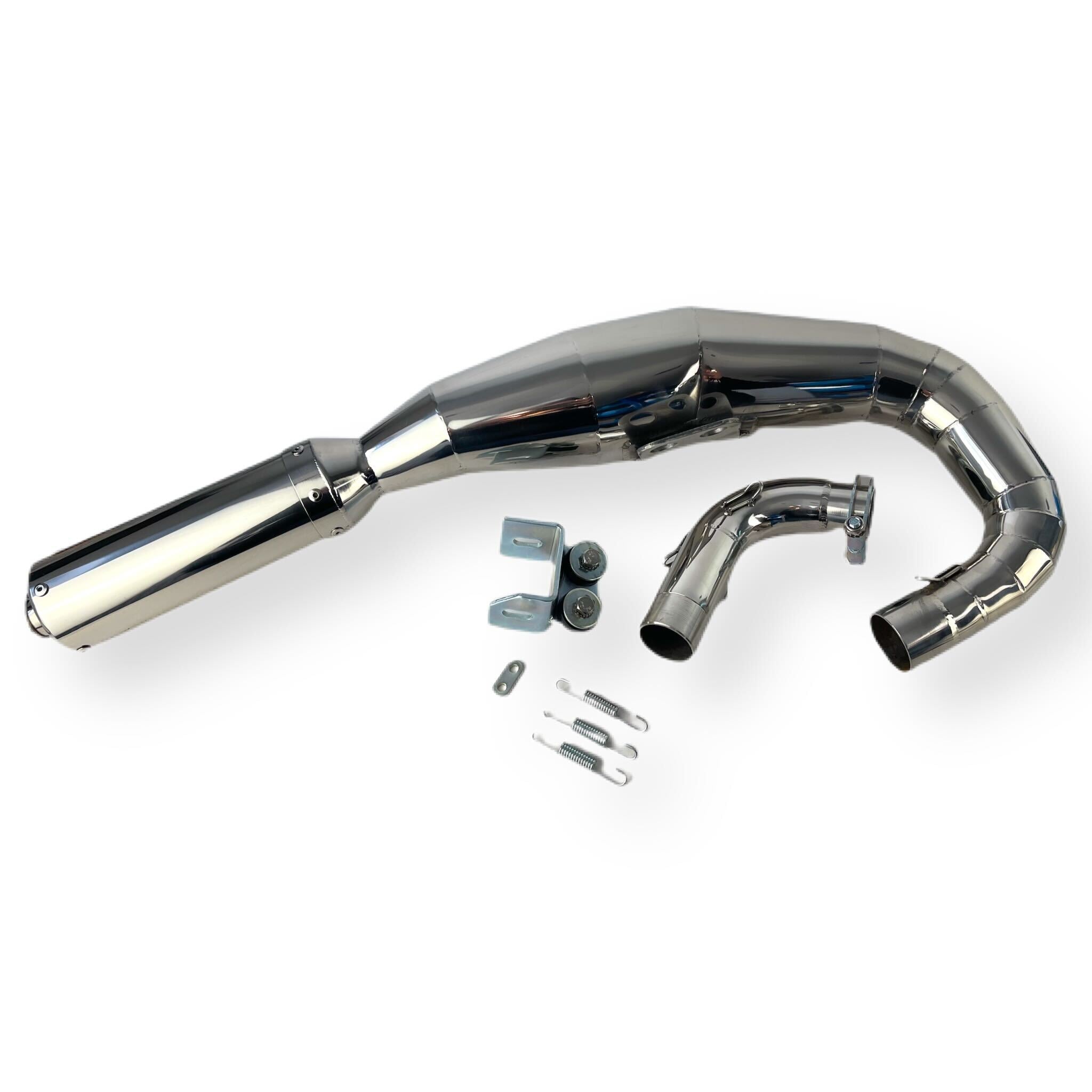 Vespa PX125 150 166 Jim Lomas JL Style Expansion Exhaust Stainless S