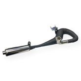 Vespa PX125 P125X LML  Sterling Expansion Performance Exhaust - Right Hand - Black with Stainless End Can