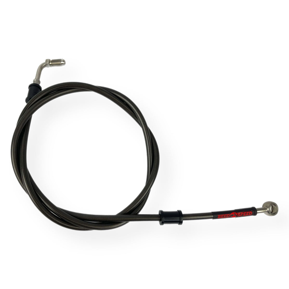 Vespa PX Disc LML HEL Stainless Hydraulic Front Brake Hose - Carbon