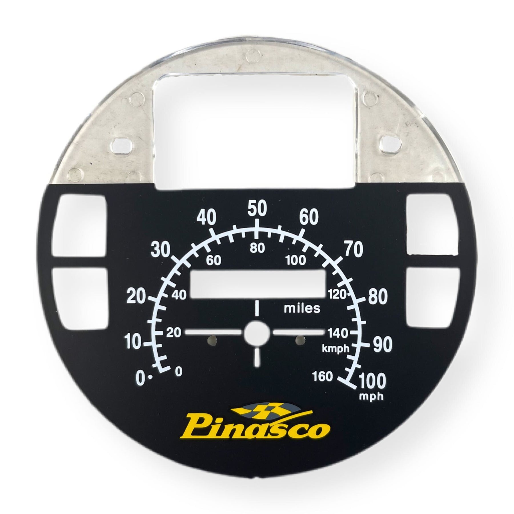 Vespa PX EFL Disc T5 Classic LML Speedometer Lens Repair Kit Black & Malossi Insert