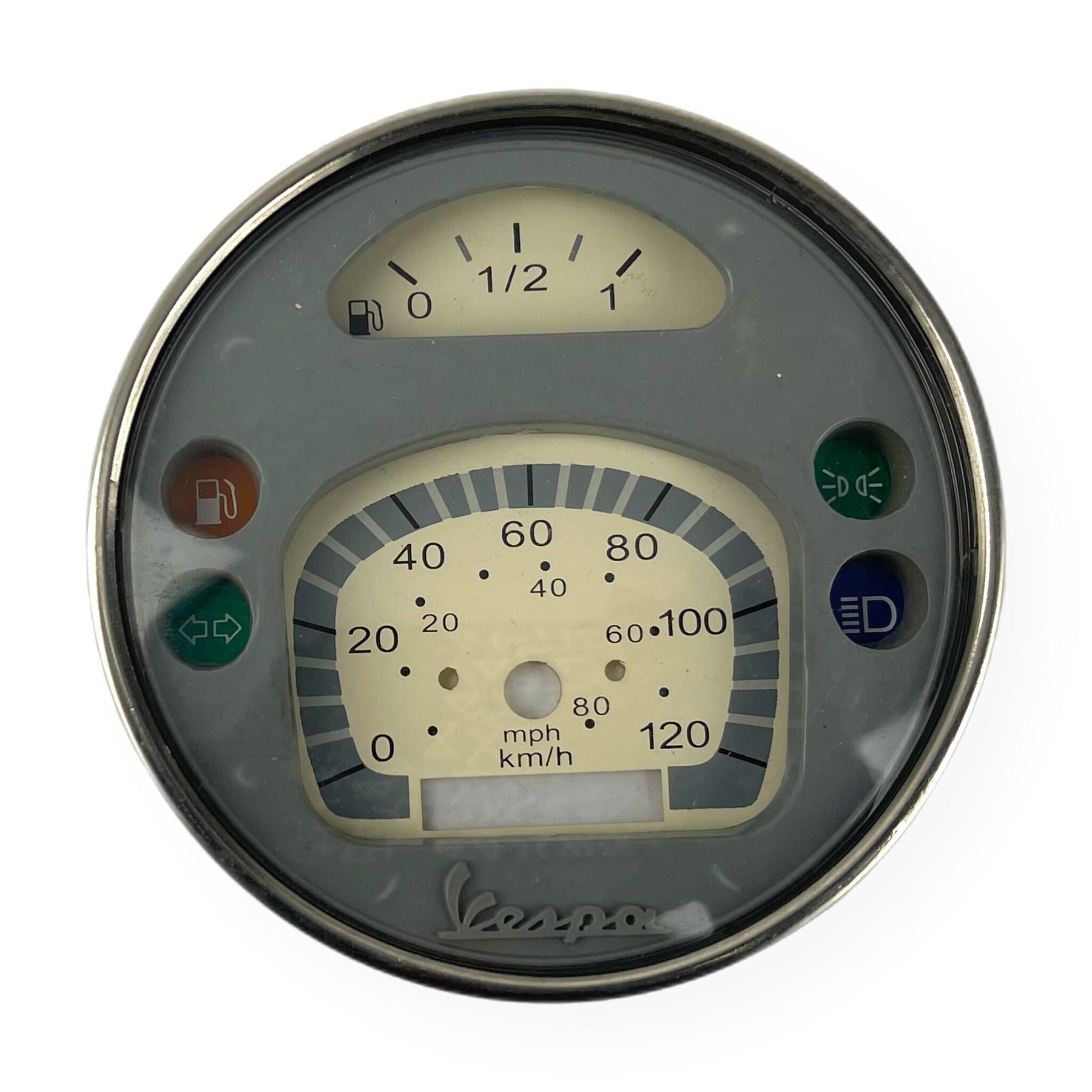 Vespa PX EFL MY DISC 2001 Onwards Speedometer 80MPH/120KMH Lens and In