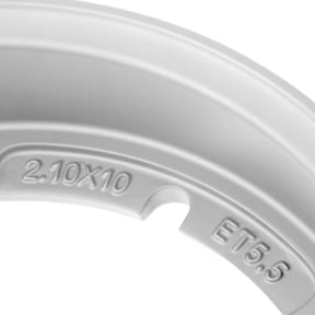 Vespa PX LML T5 V50 Rally Super Sprint SIP Tubeless Wheel Rim 10" x 2.1" - Silver - 2 Pack Bundle