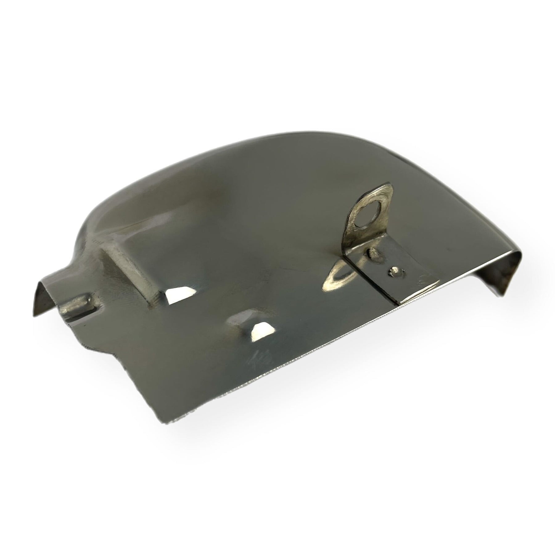 Vespa PX PE LML Gear Selector Box Cover - Polished Stainless Steel