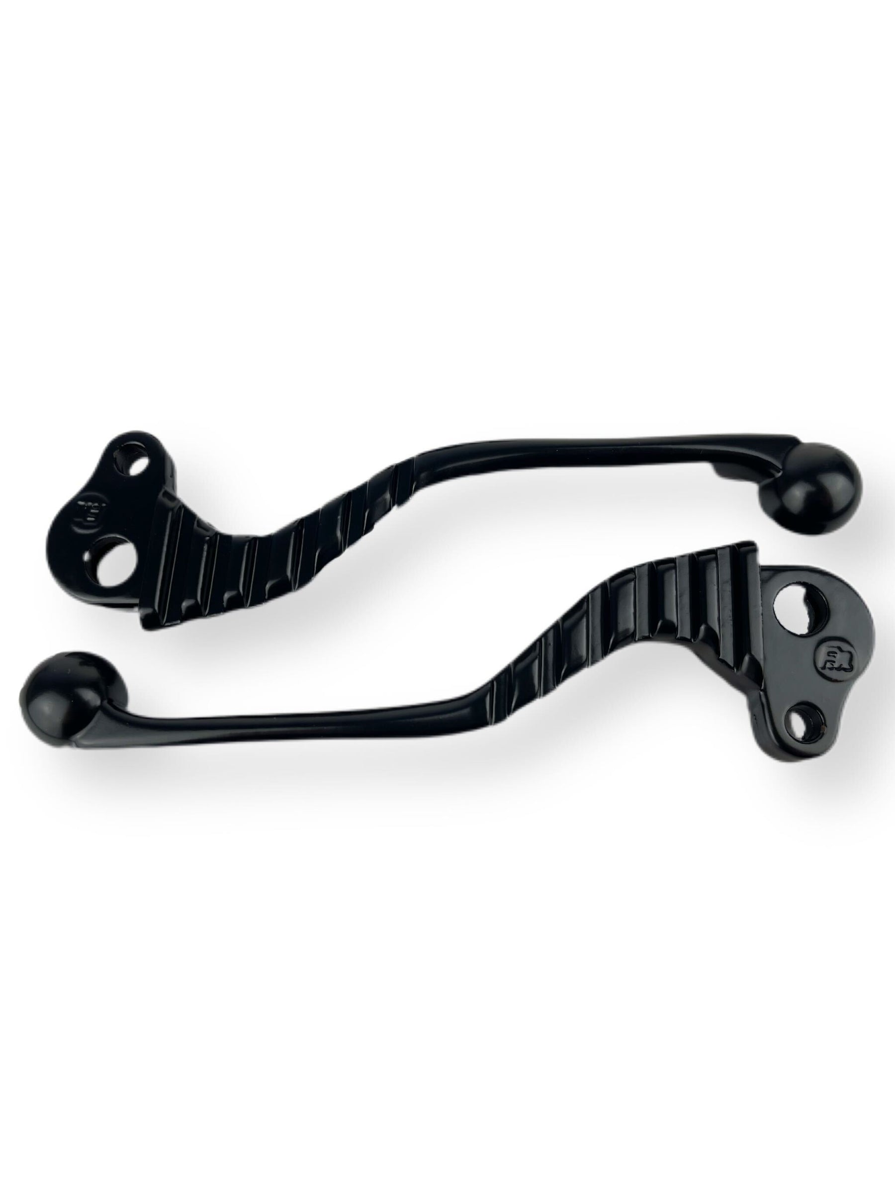 Vespa PX PE PK Cosa T5 Handlebar Levers and Centre Stand Feet - Black