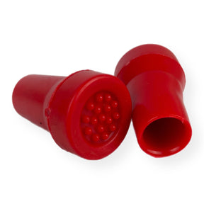 Vespa PX PE PK T5 Centre Stand Feet Rubbers - Red 22mm