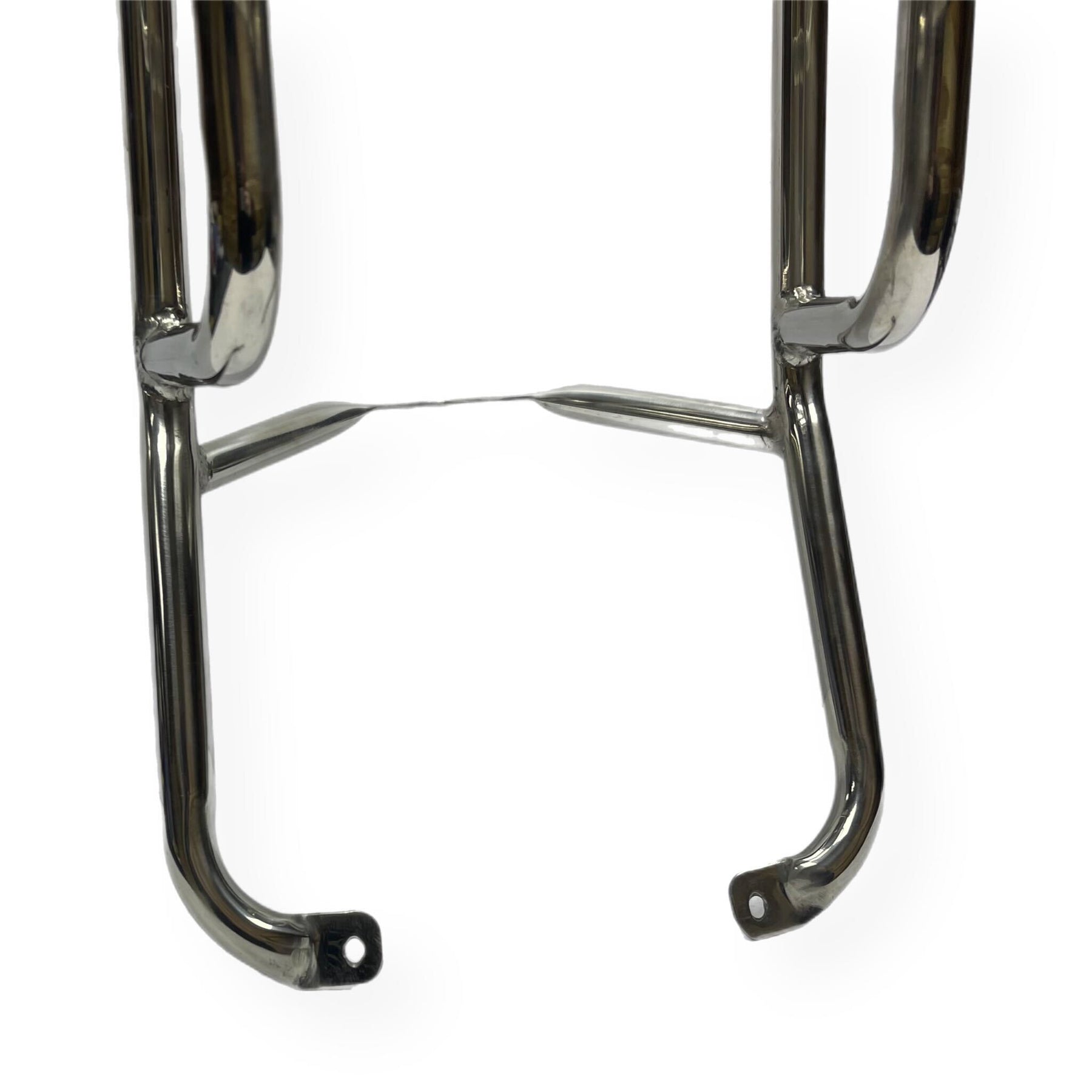 Vespa PX PE T5 Classic 3 in 1 Rear Carrier - Polished Stainless Steel