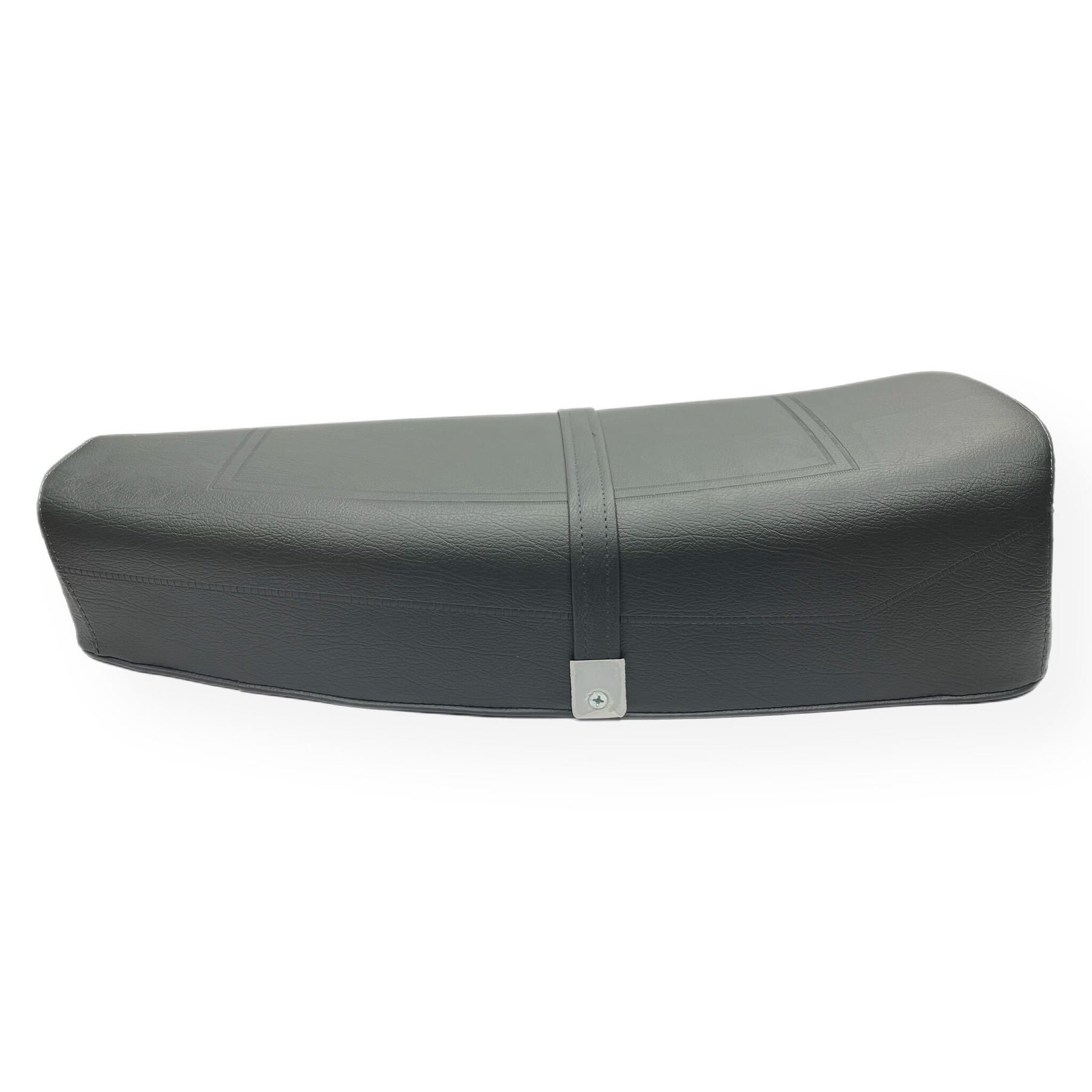 Vespa PX PE T5 Classic Standard Dual Bench Seat - Dark Grey Piaggio Logo