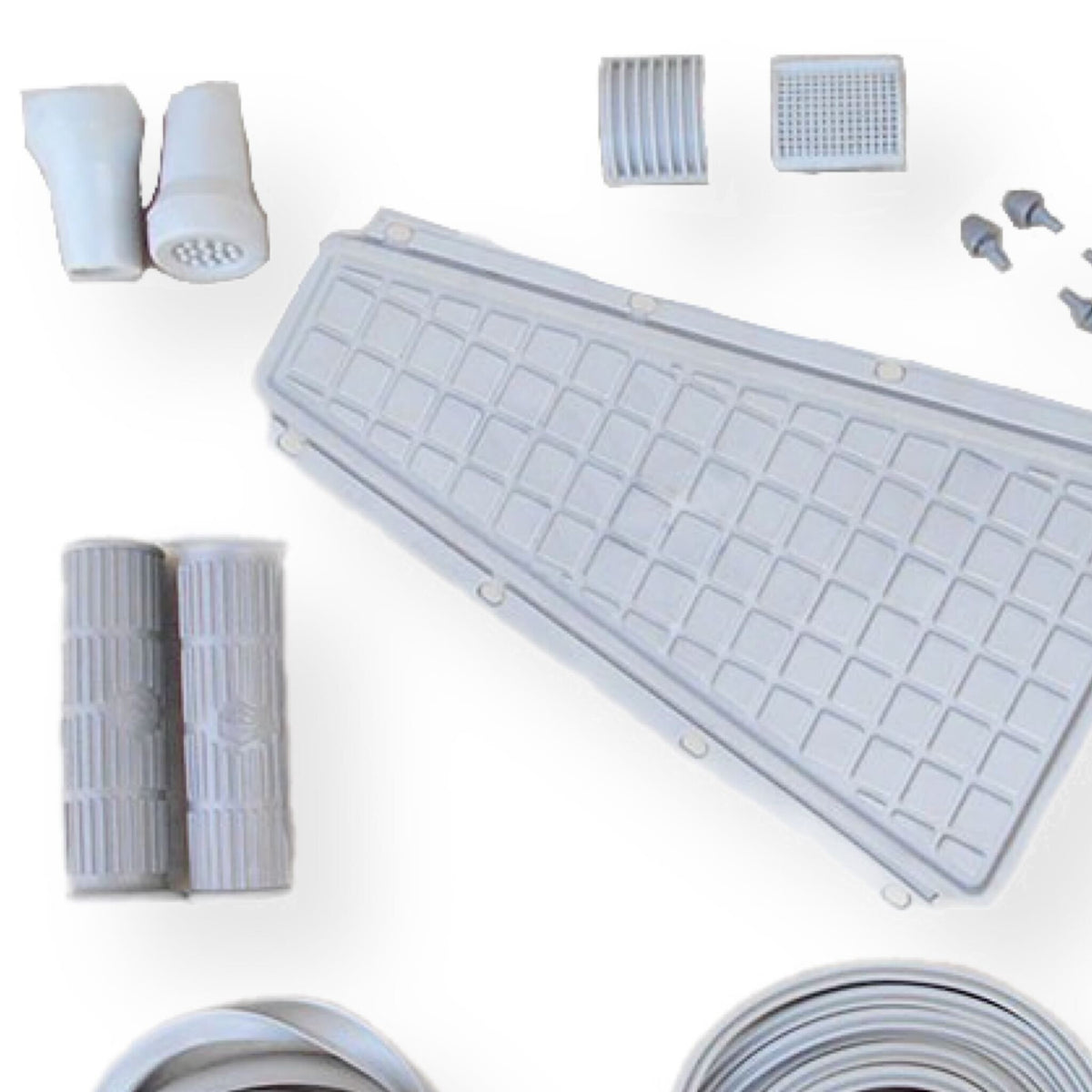 Vespa PX PE T5 Complete Rubber Kit Set Pack - Grey