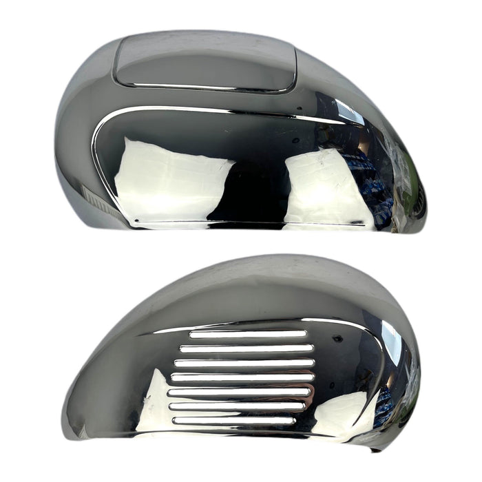 Vespa PX PE T5 LML VBB Style Side Panels Pair Chrome Beedspeed