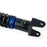 Vespa PX PE T5 LML Sports CNC Billet Fully Adjustable Rear Shock Absorber - Black & Blue