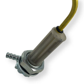 thumbnail image 2 of Poven Standard Fuel Tap With Reserve & Lever For Vespa Sprint, Super, PX, PE, T5 – 165 Mm 2 of 5