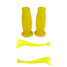 Vespa PX T5 Rally Super Balloon Grip and Lever Cover Bundle - Yellow