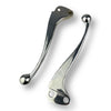 Vespa Sprint Rally GS V50 Large Ball End Handle Bar Levers - Polished Alloy