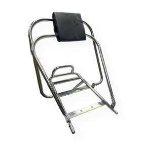 Vespa T5 Mk 1 Flip Over Flip Flop Backrest - Stainless Steel