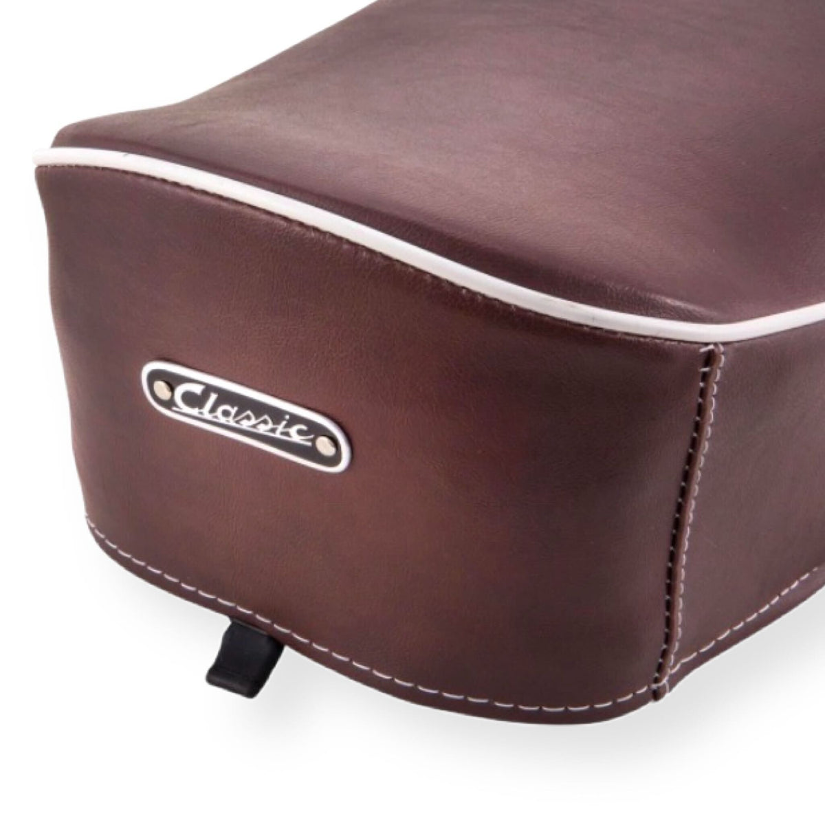Vespa V50 V90 V100 125 Prim ET3 SIP Classic Seat - Vintage Brown