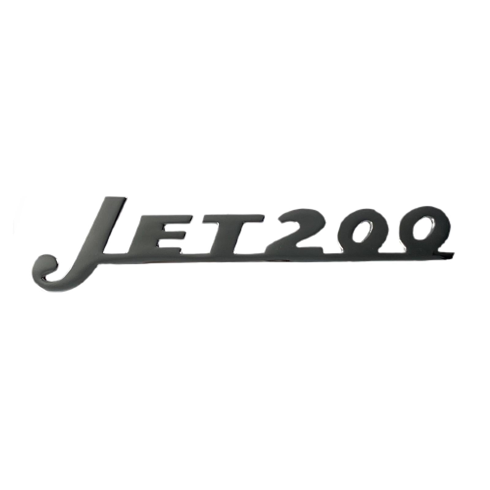 Lambretta Jet 200 Legshield Badge - Chrome