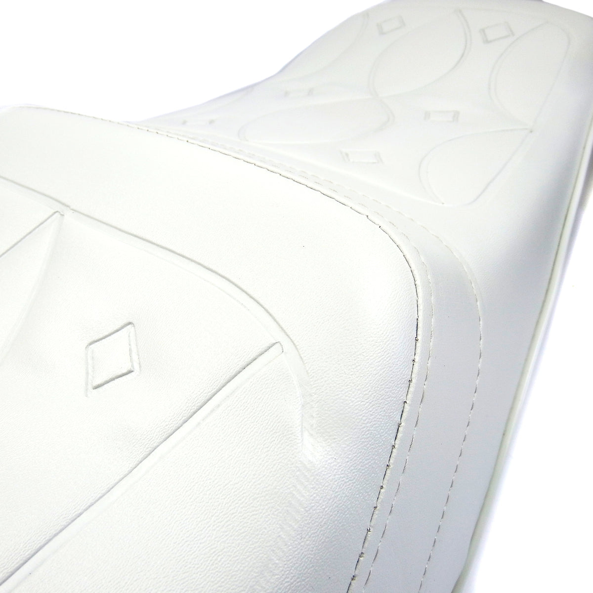 Vespa - Seat - Yankee - Custom Style - White - PX/PE/Classic