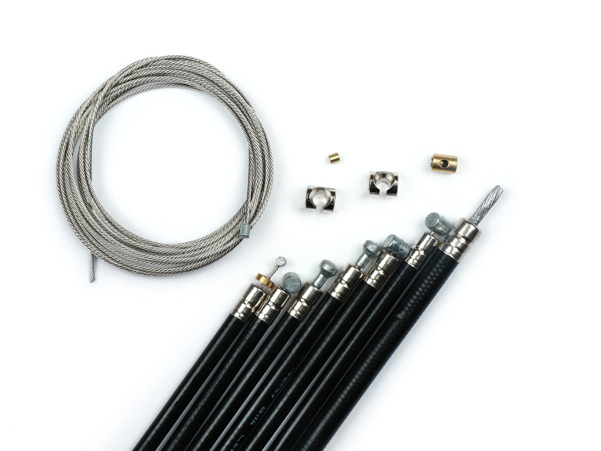 Lambretta GP DL BGM PRO Silk Liner Cable Set Kit - Black