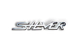 Lambretta SILVER Special Legshield Badge - Chrome