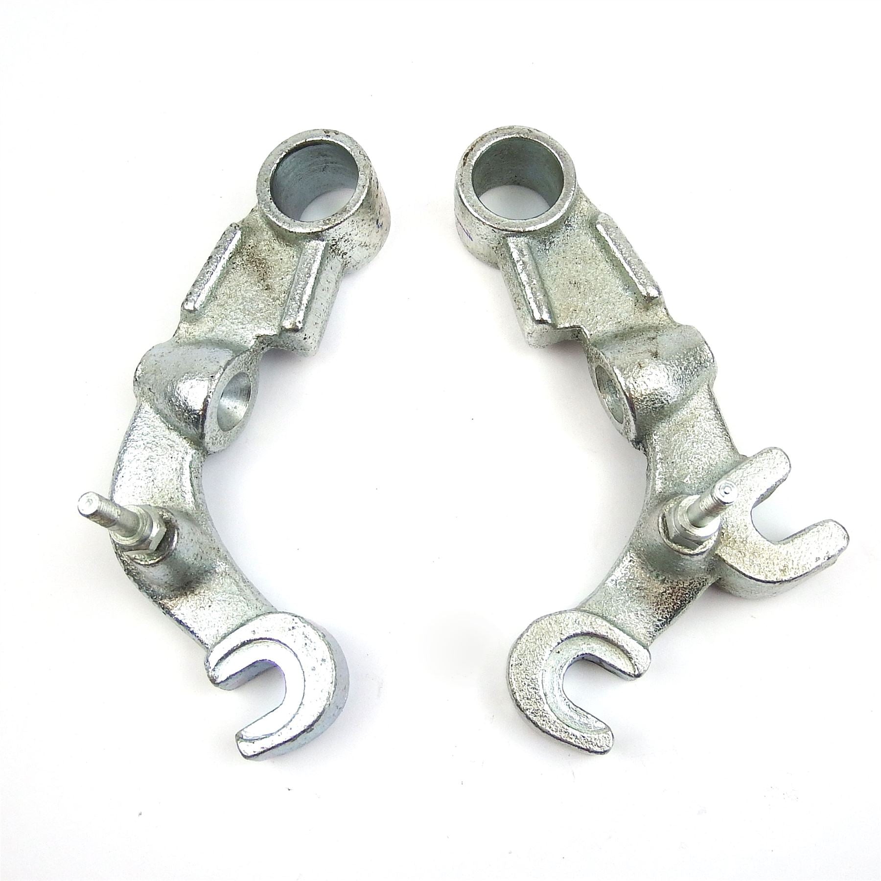 Lambretta S3 Li SX TV Outboard Disc/ Drum Fork Links With Damper Fittings - Upgraded High Tensile<br>