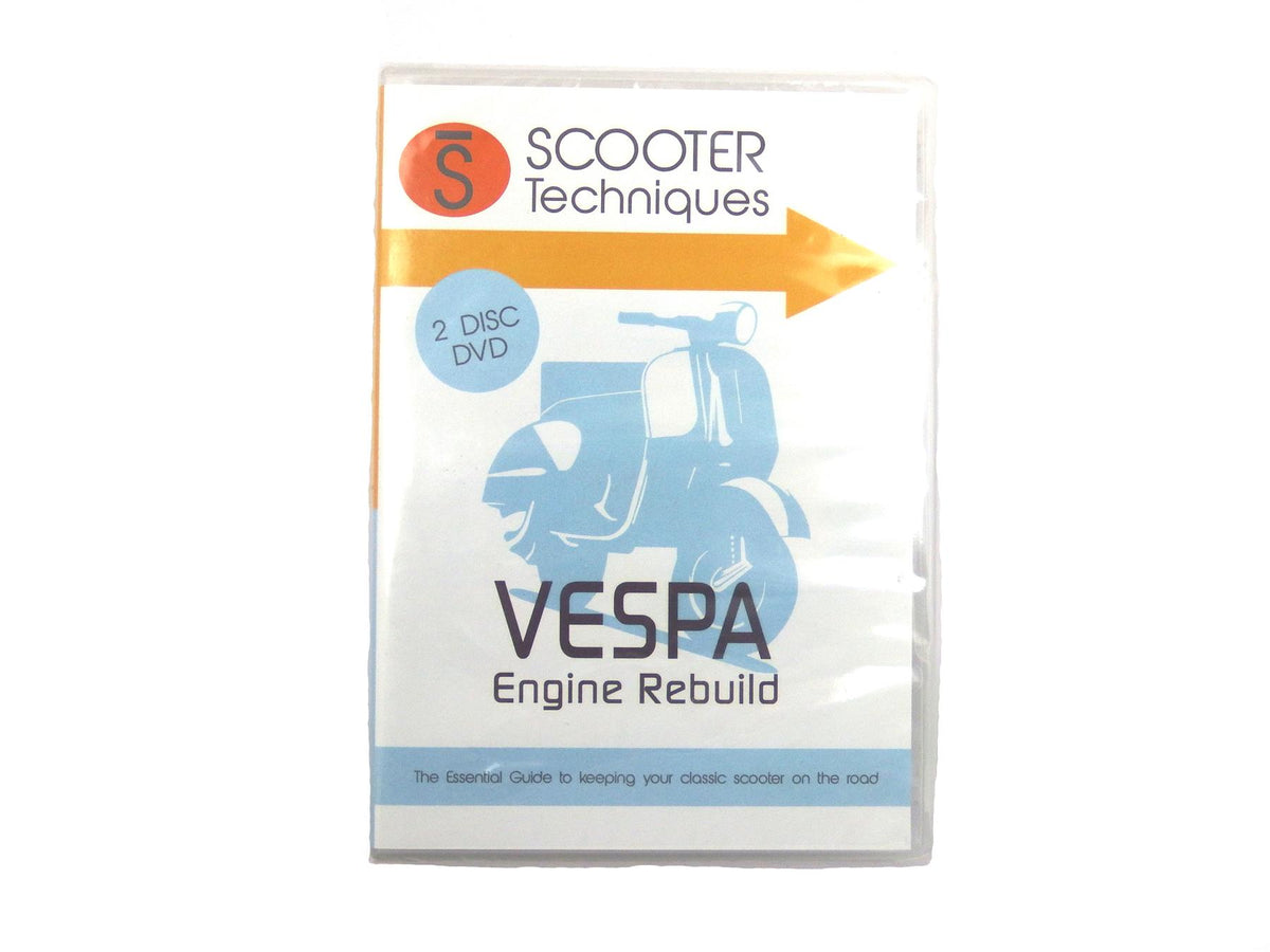 DVD - Vespa Engine Rebuild - By Scooter Techniques - 2 Disc