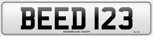 Numberplate - Car - Front - 20.5x4.75